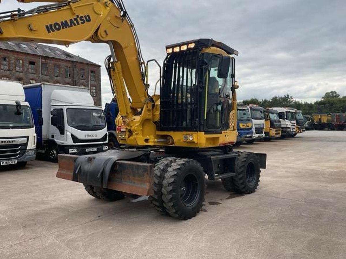 Used 2019 Komatsu PW118MR-11 Wheeled Ecavator
