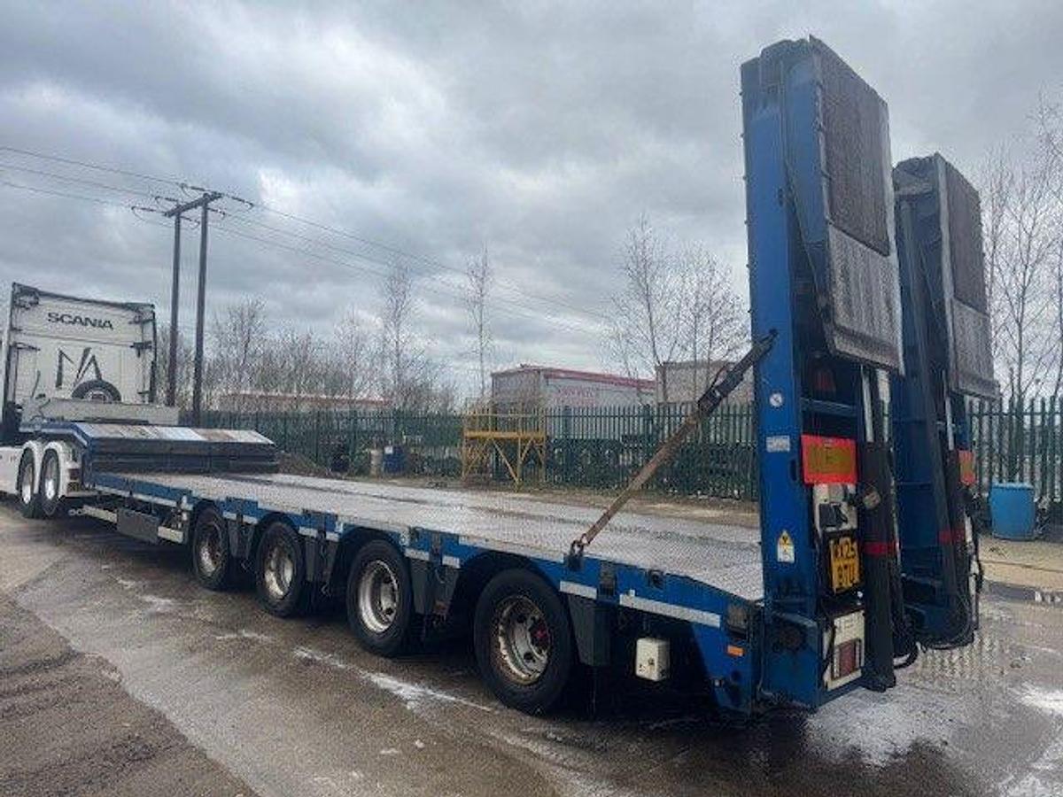 Used 2020 Nooteboom OSDS-58-04 4 Axle Stepframe Low Loader Trailer