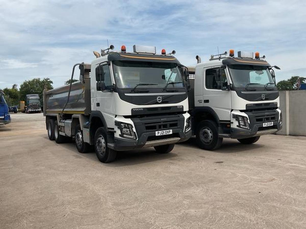 Used 2021 Volvo FMX420 8x4 Steel Tipper. Choice