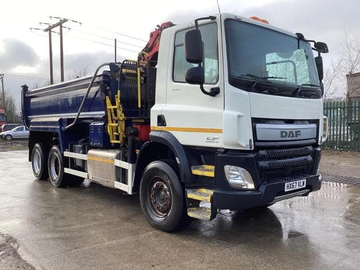 Used 2017 (67) DAF CF330 6x4 Tipper Grab