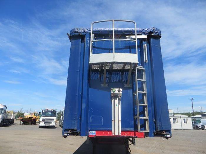 Used 2017 SDC Tri Axle Curtainsider Chipliner Trailer