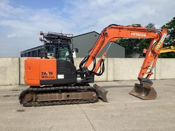 Used 2019 Hitachi ZX85USB-5 Midi Excavator