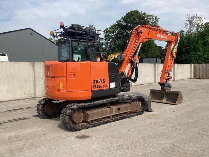 Used 2019 Hitachi ZX85USB-5 Midi Excavator