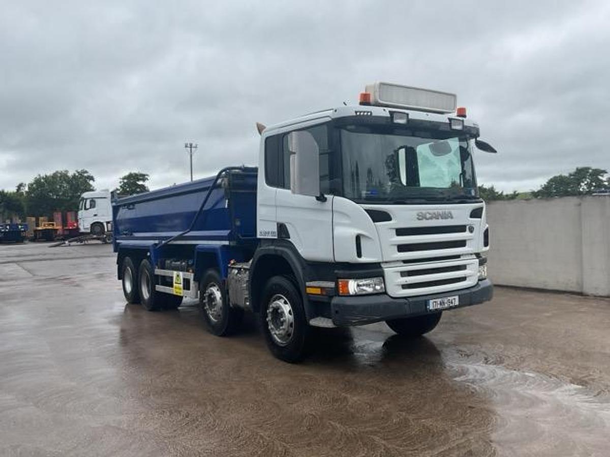 Used 2017 Scania P410 8x4 Steel Tipper