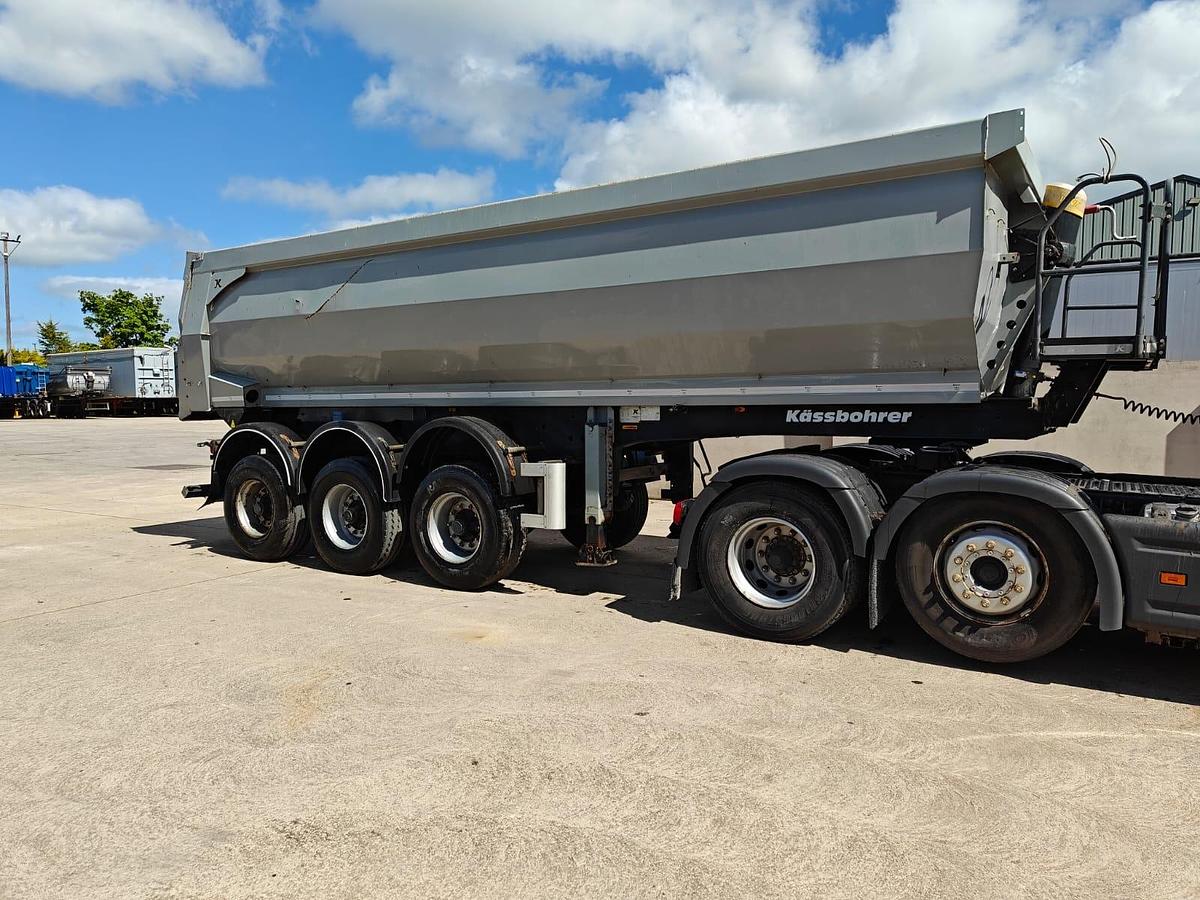 Used 2019 Kassbohrer Tri Axle Tipping Trailer