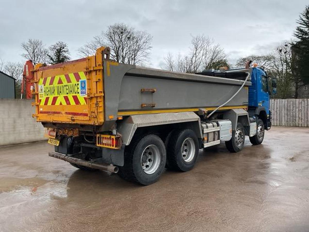 Used 2021 Volvo FMX420 8x4 Steel Tipper