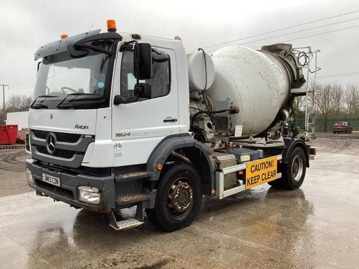 Used 2013 (13) Mercedes Axor 1824 4x2 Concrete Mixer
