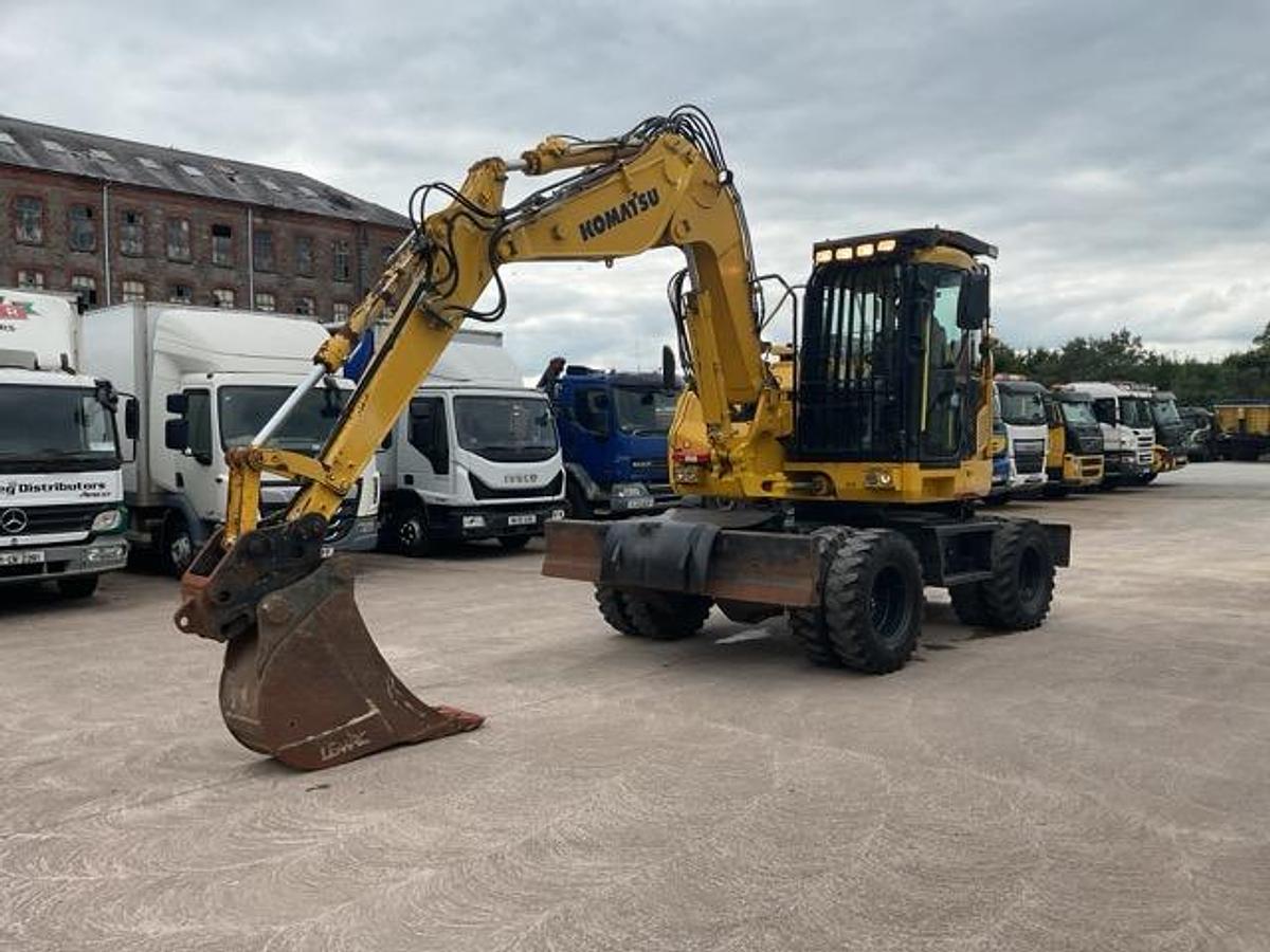 Used 2019 Komatsu PW118MR-11 Wheeled Ecavator