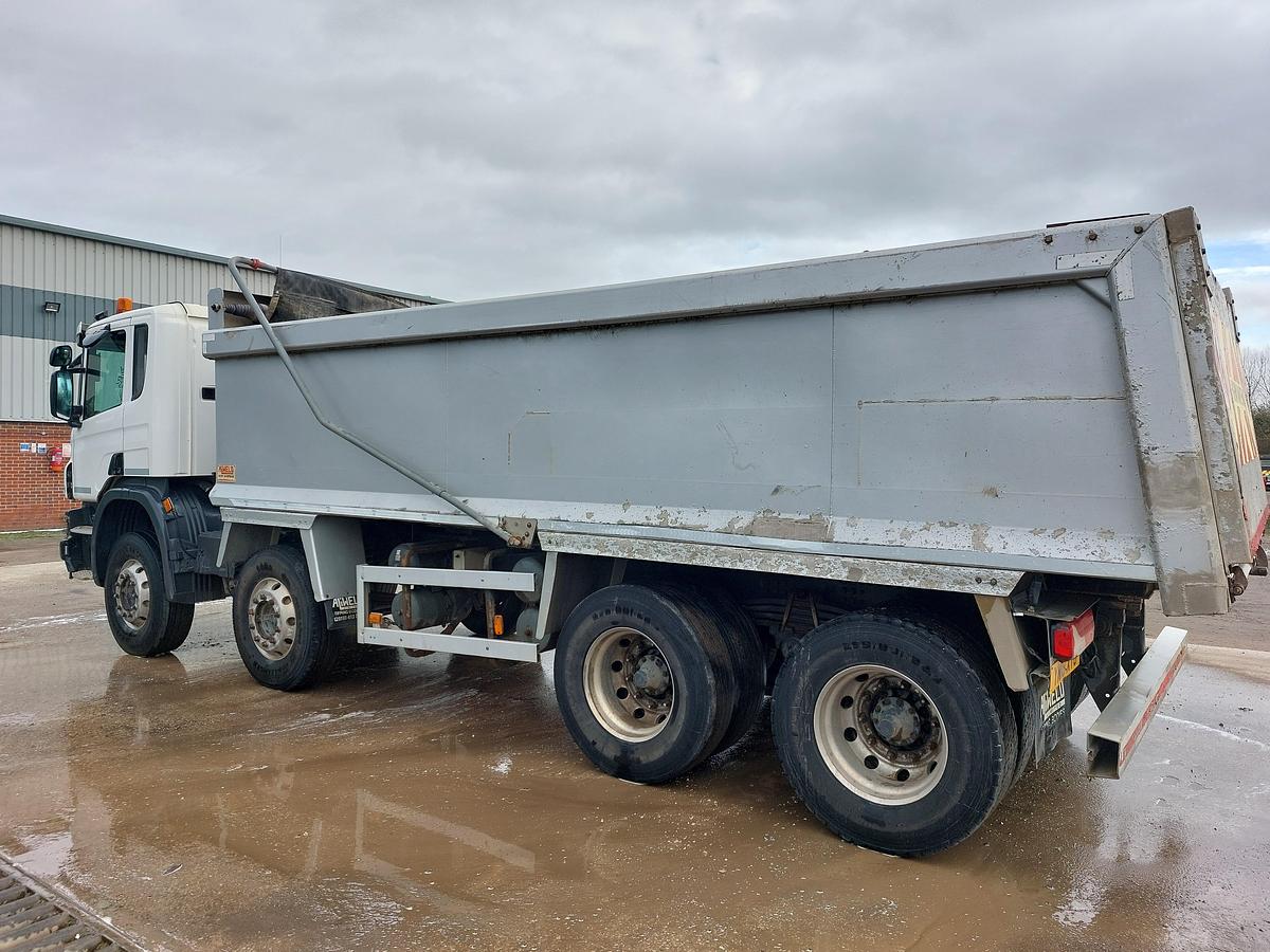 Used 2018 Scania P410 XT 8x4 Alloy Tipper