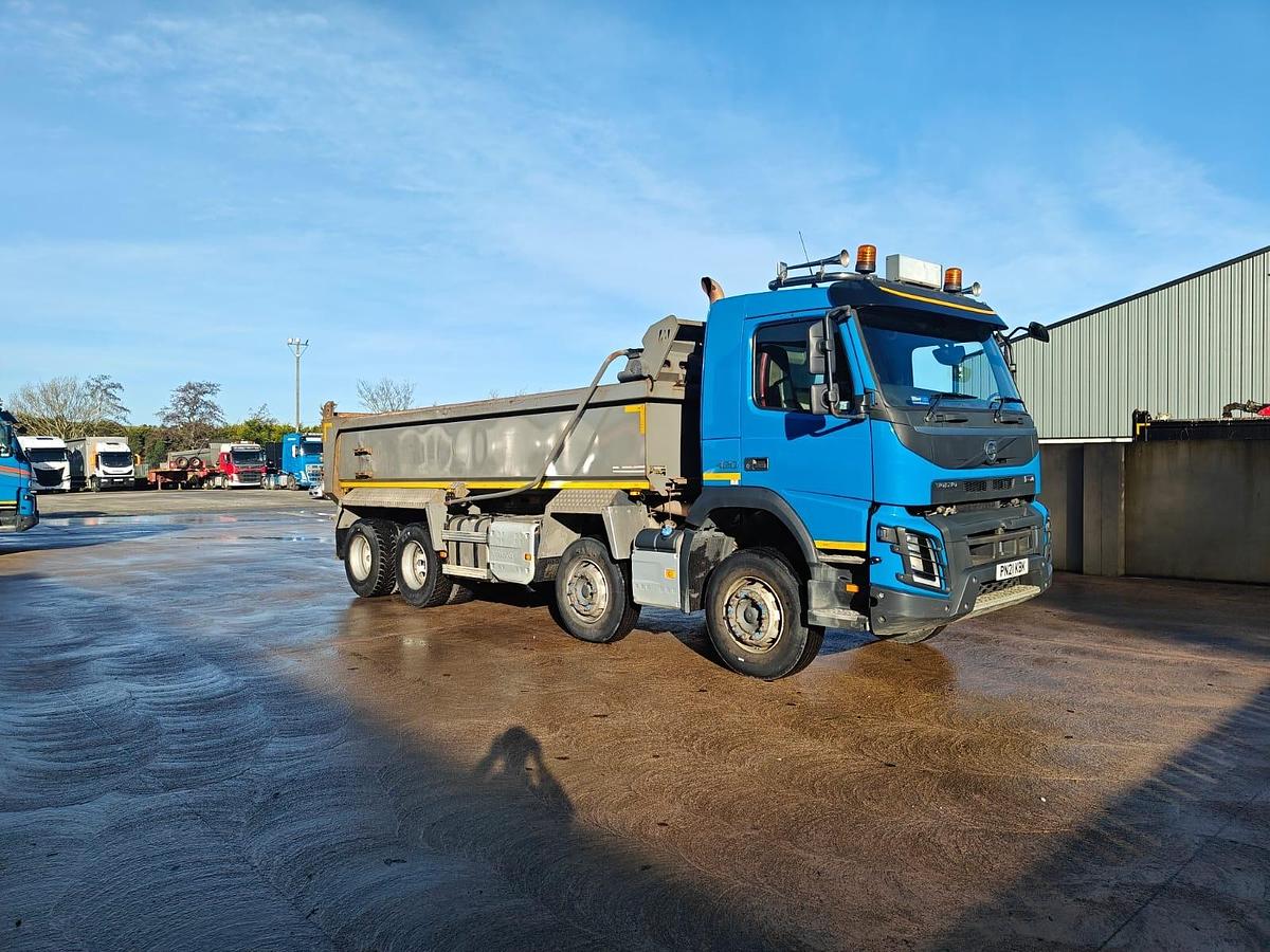 Used 2021 Volvo FMX420 8x4 Steel Tipper