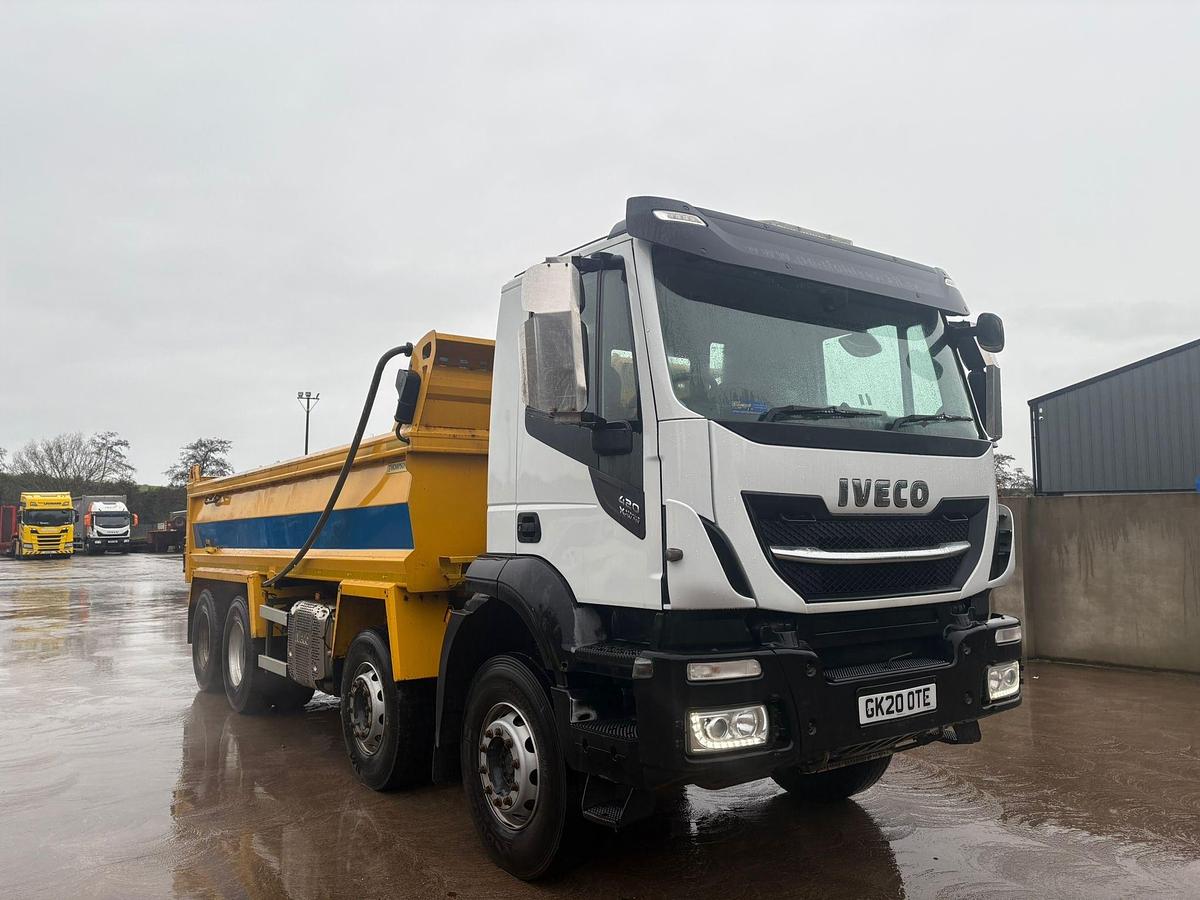 Used 2020 Iveco Trakker 420 8x4 Steel Tipper