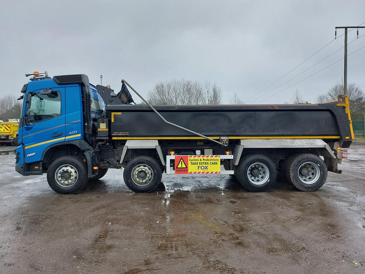 Used 2021 (71) Volvo FMX420 8x4 Steel Tipper