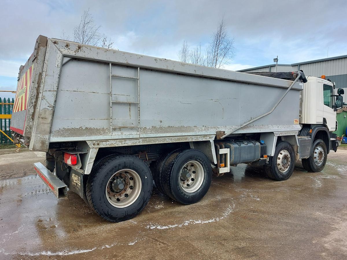 Used 2018 Scania P410 XT 8x4 Alloy Tipper
