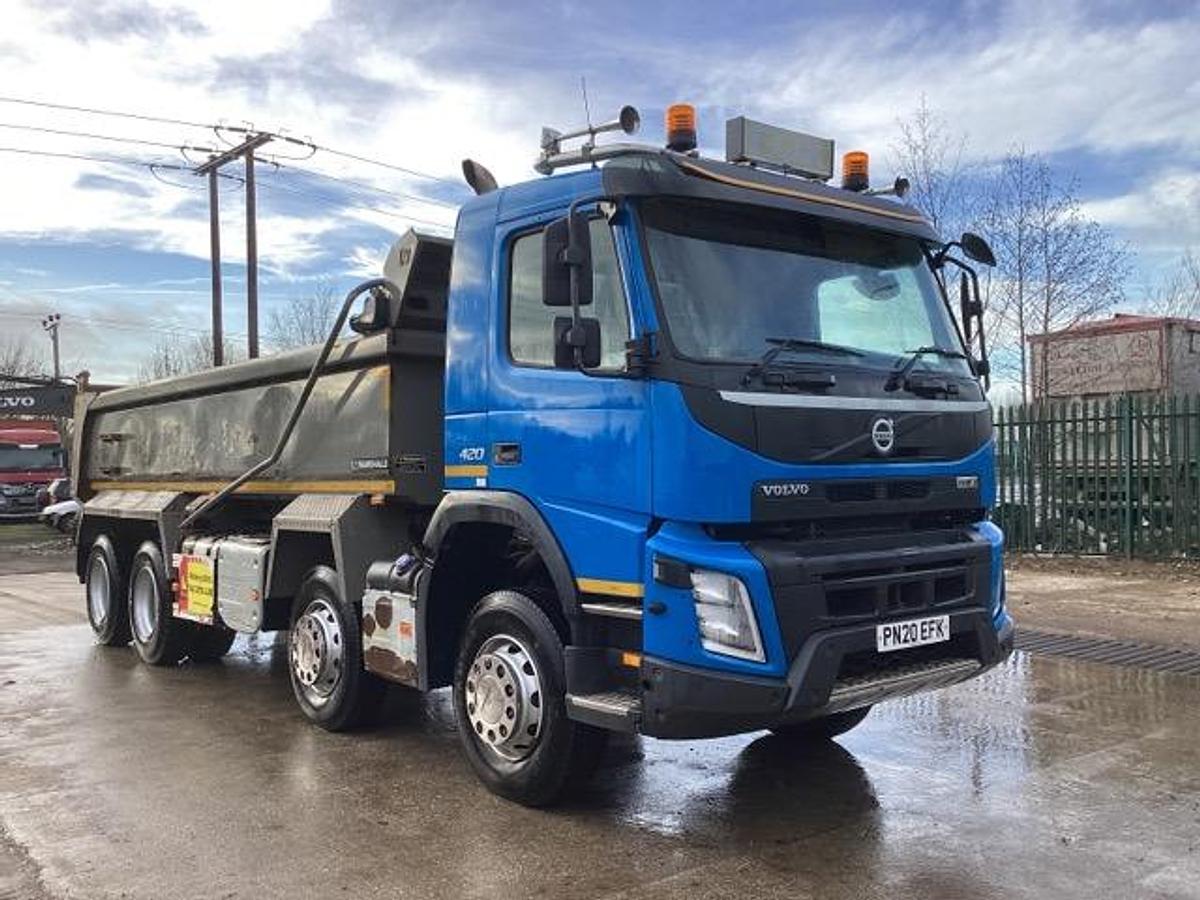 Used 2020 (20) Volvo FMX420 8x4 Steel Tipper