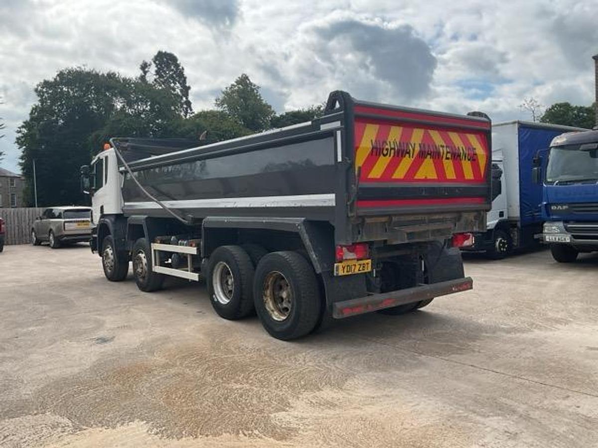 Used 2017 Scania P410 8x4 Steel Tipper