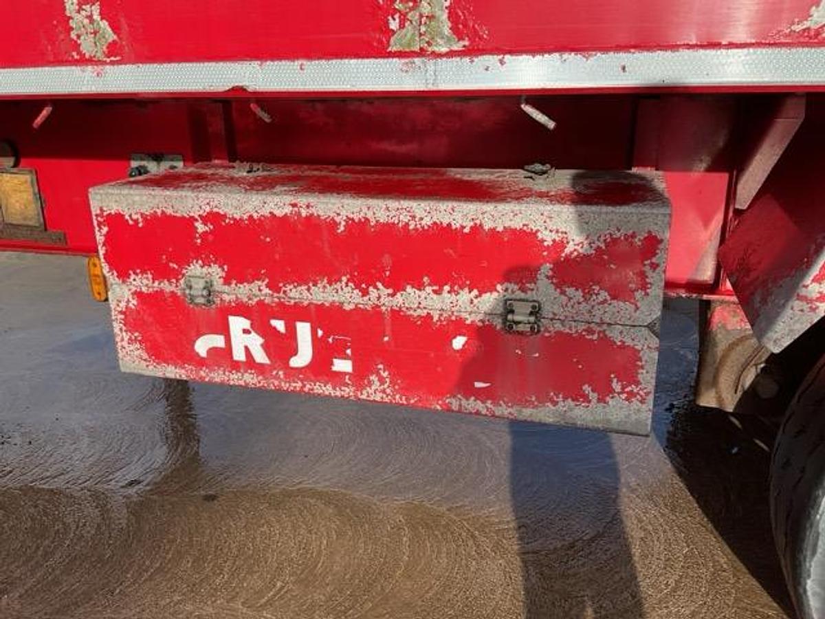 Used 2013 Fruehauf Tri Axle Plank Side Tipping Trailer. Choice