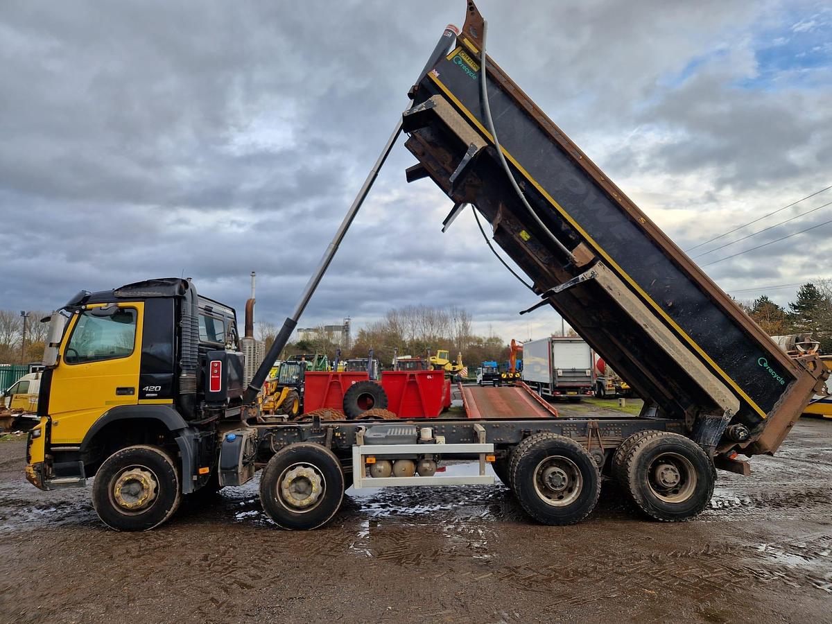 Used 2016 Volvo FMX420 8x4 Steel Tipper
