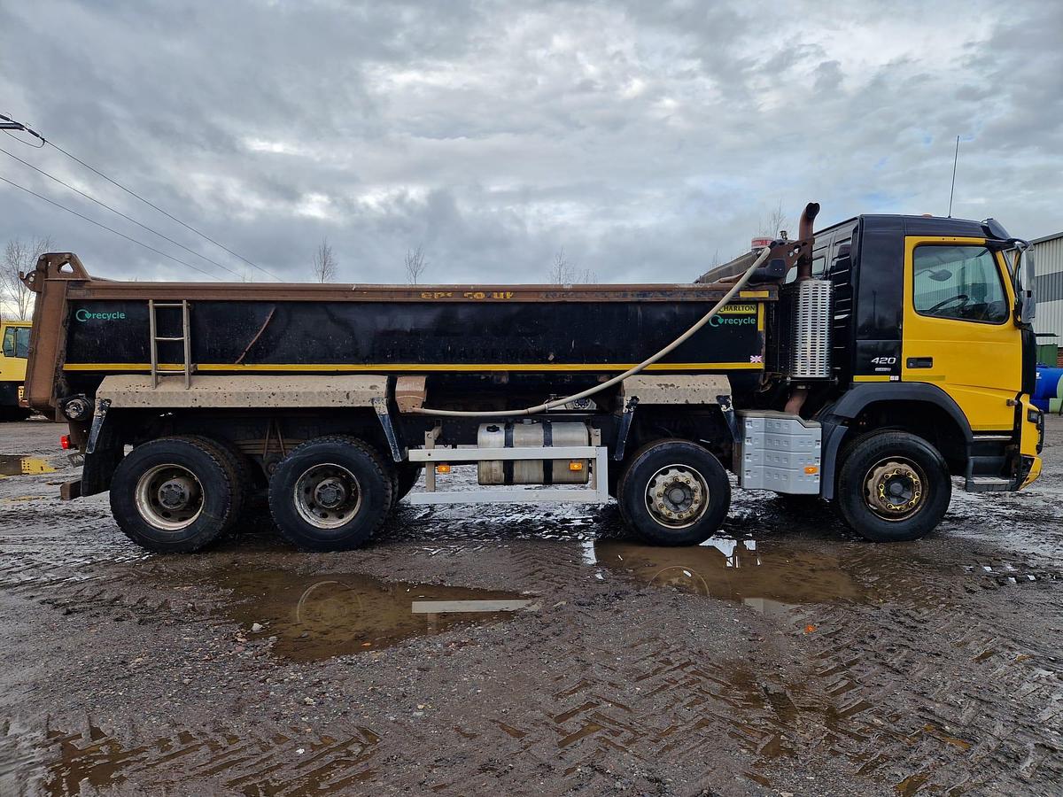 Used 2016 Volvo FMX420 8x4 Steel Tipper