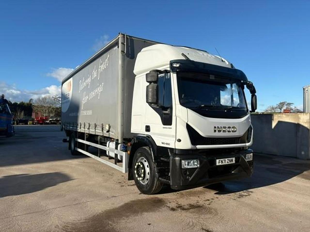 Used 2021 Iveco 180E250 18T Curtainsider