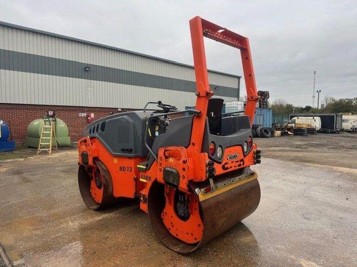 Used 2015 Hamm HD13 VV Double Drum Vibrating Roller