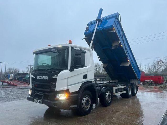 Used 2019 (68) Scania P410 XT 8x4 Steel Tipper