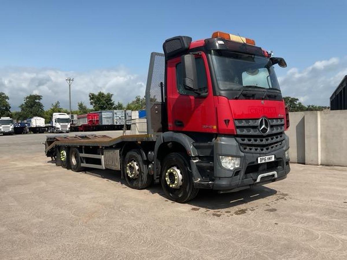 Used 2016 Mercedes Arocs 3240 8x2 Cheesewedge Beavertail