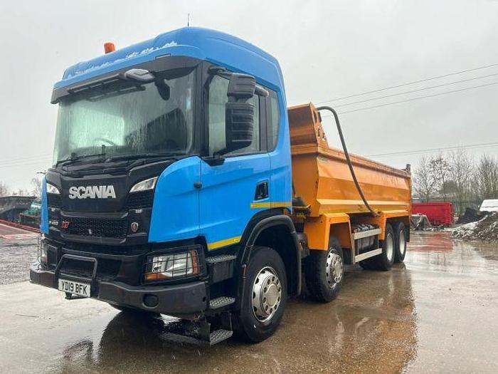Used 2019 (19) Scania P410 XT 8x4 Steel Tipper
