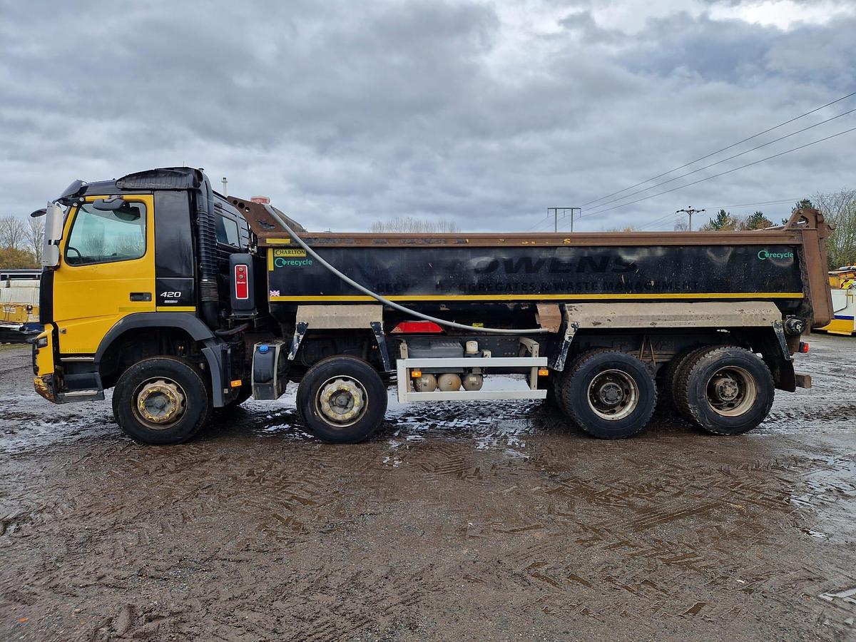 Used 2016 Volvo FMX420 8x4 Steel Tipper