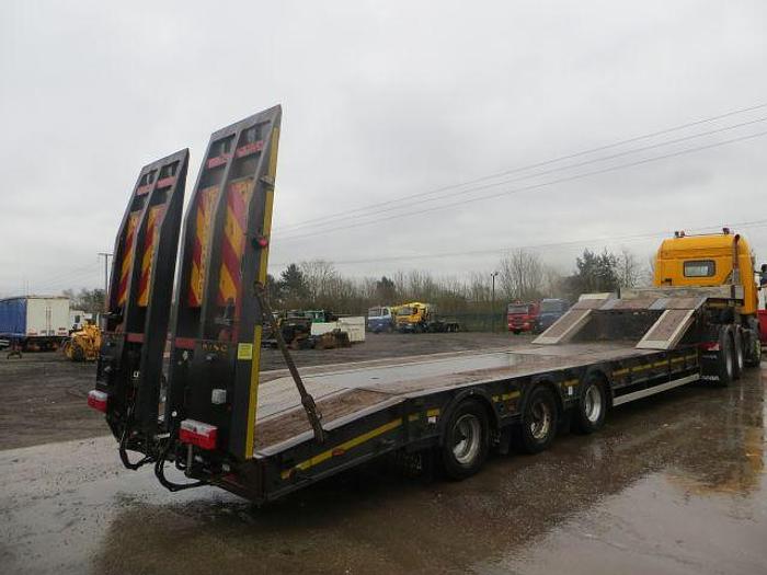 Used 2019 King Tri Axle Stepframe Low Loader Trailer