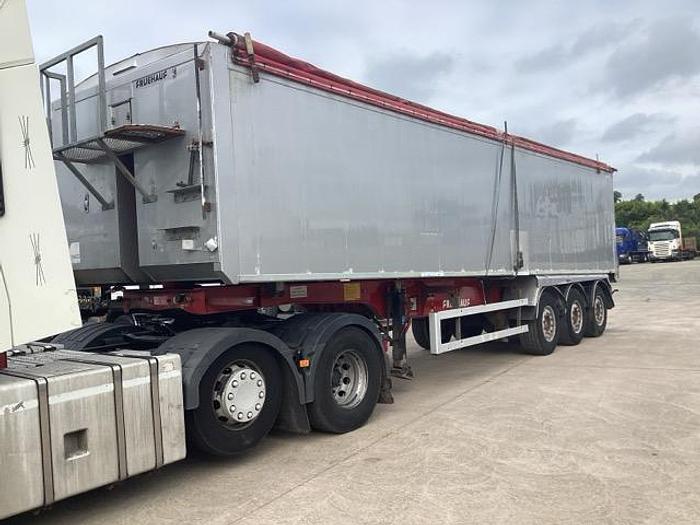 Used 2014 Fruehauf Tri Axle Plank Side Tipping Trailer