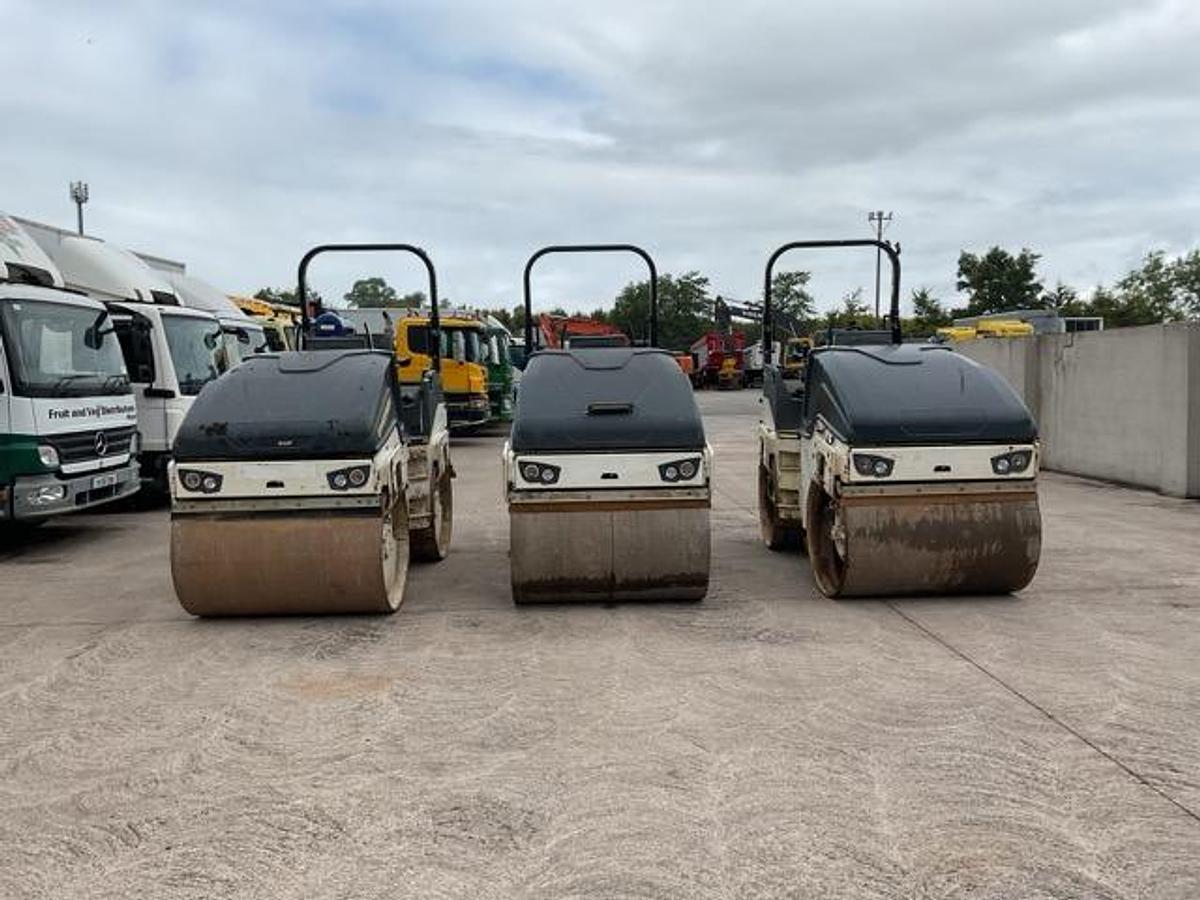 Used 2016 Bomag BW135 AD-5 Double Drum Vibrating Roller