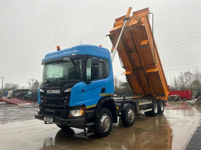 Used 2019 (19) Scania P410 XT 8x4 Steel Tipper