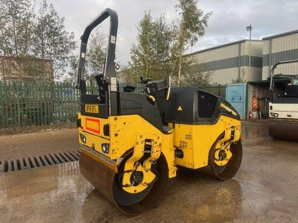 Used 2016 Bomag BW135 AD-5 Double Drum Vibrating Roller