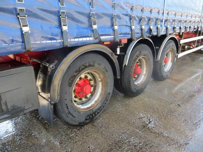 Used 2017 SDC Tri Axle Curtainsider Chipliner Trailer