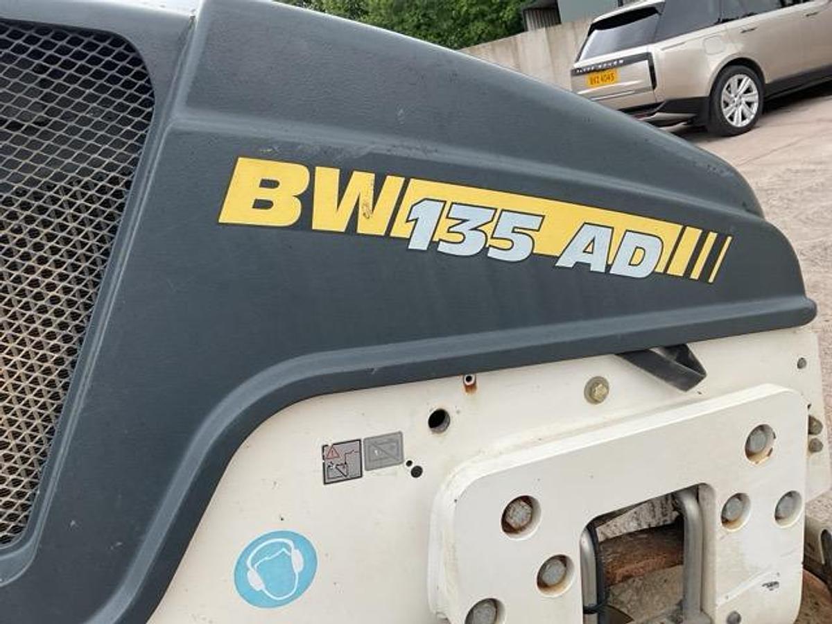 Used 2016 Bomag BW135 AD-5 Double Drum Vibrating Roller