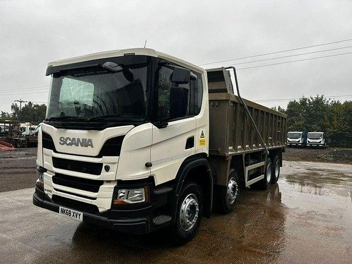 Used 2018 (68) Scania P410 8x4 Alloy Tipper