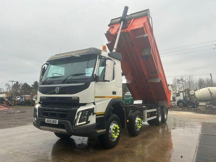 Used 2021 (21) Volvo FMX420 8x4 Steel Tipper