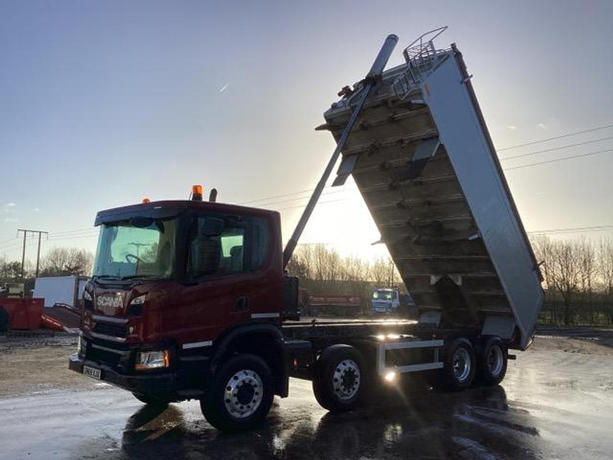 Used 2019 (69) Scania P410 XT 8x4 Alloy Tipper