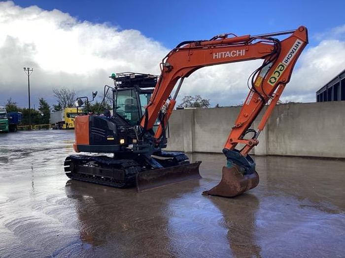 Used 2019 Hitachi ZX85USB-5A Midi Excavator