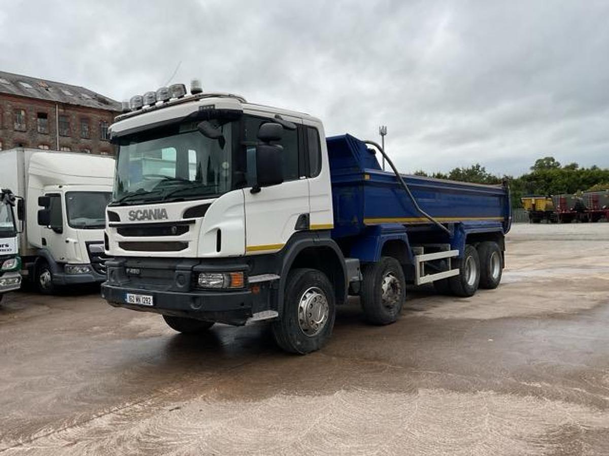 Used 2016 Scania P450 8x4 Steel Tipper