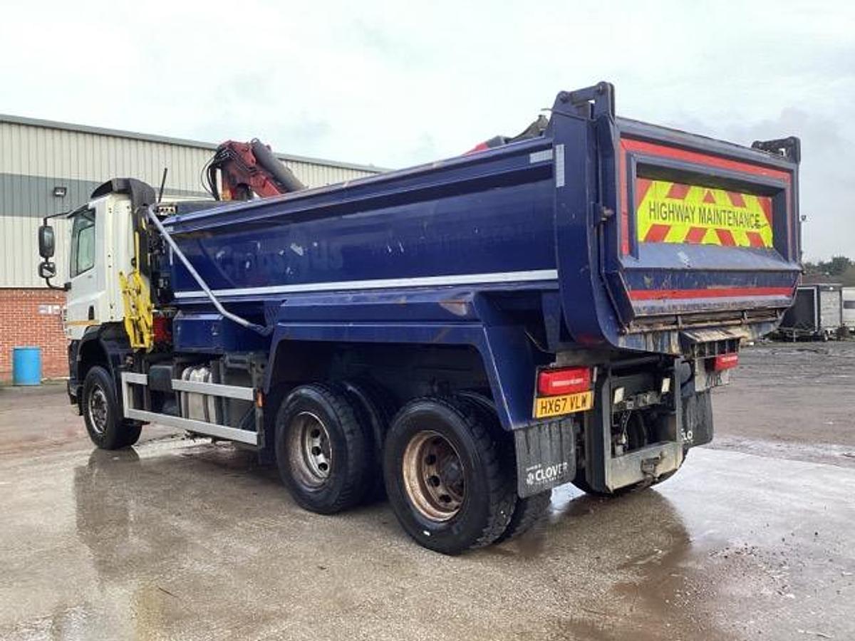 Used 2017 (67) DAF CF330 6x4 Tipper Grab