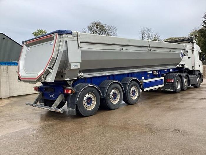 Used 2019 BMI Tri Axle Steel Aggregrate Tipping Trailer