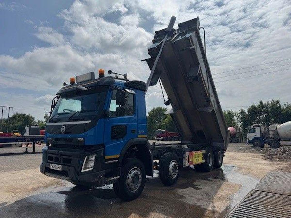 Used 2020 (20) Volvo FMX420 8x4 Steel Tipper