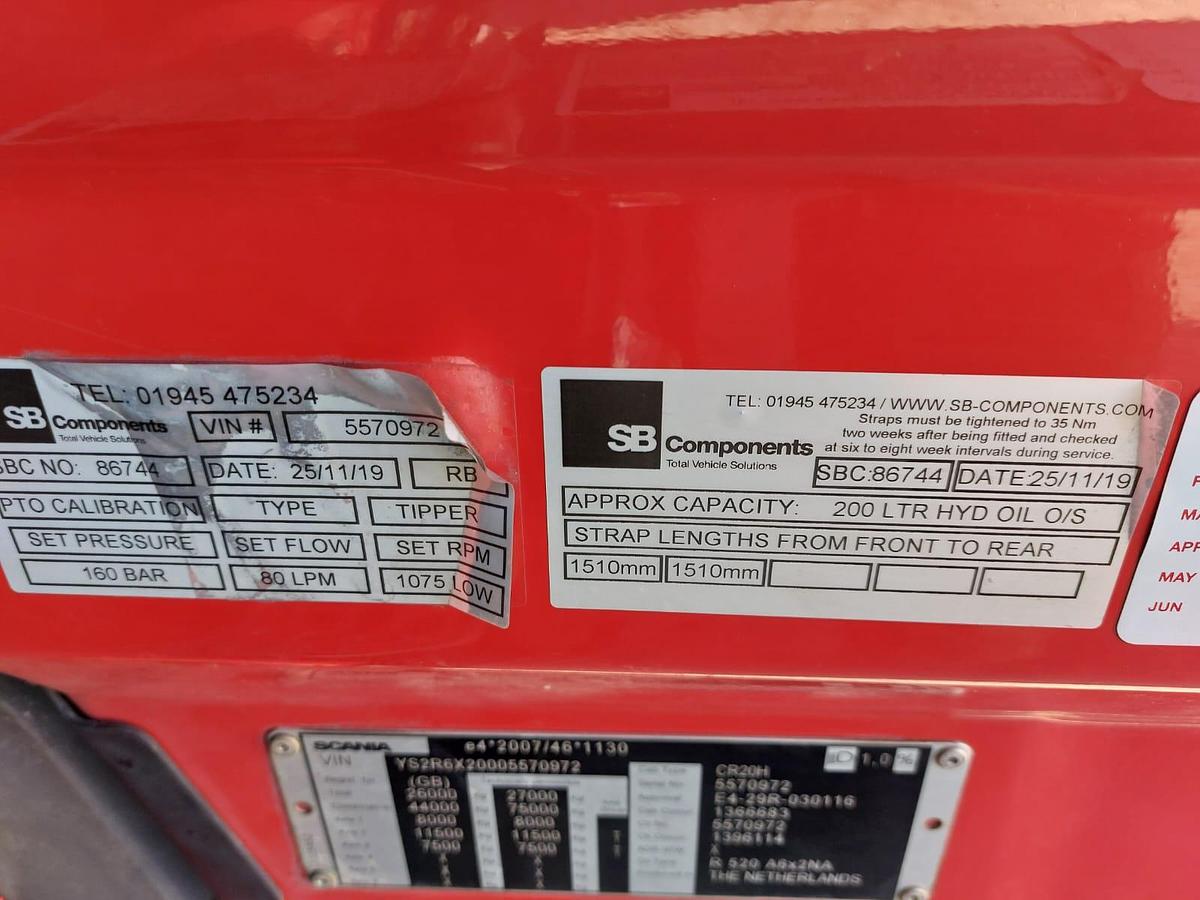 Used 2020 Scania  R520 6x2 Rearlift