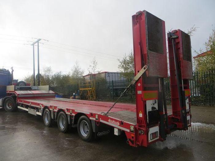 Used 2021 Kassbohrer 4 Axle Extendable Stepframe Low Loader