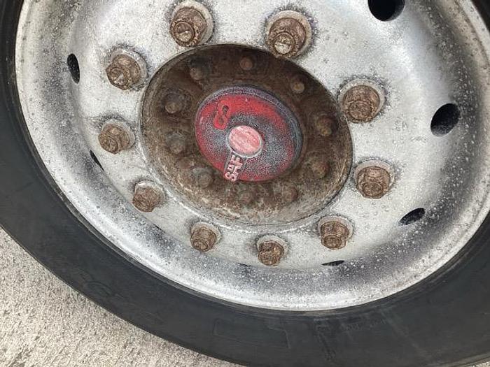 Used 2014 Fruehauf Tri Axle Plank Side Tipping Trailer