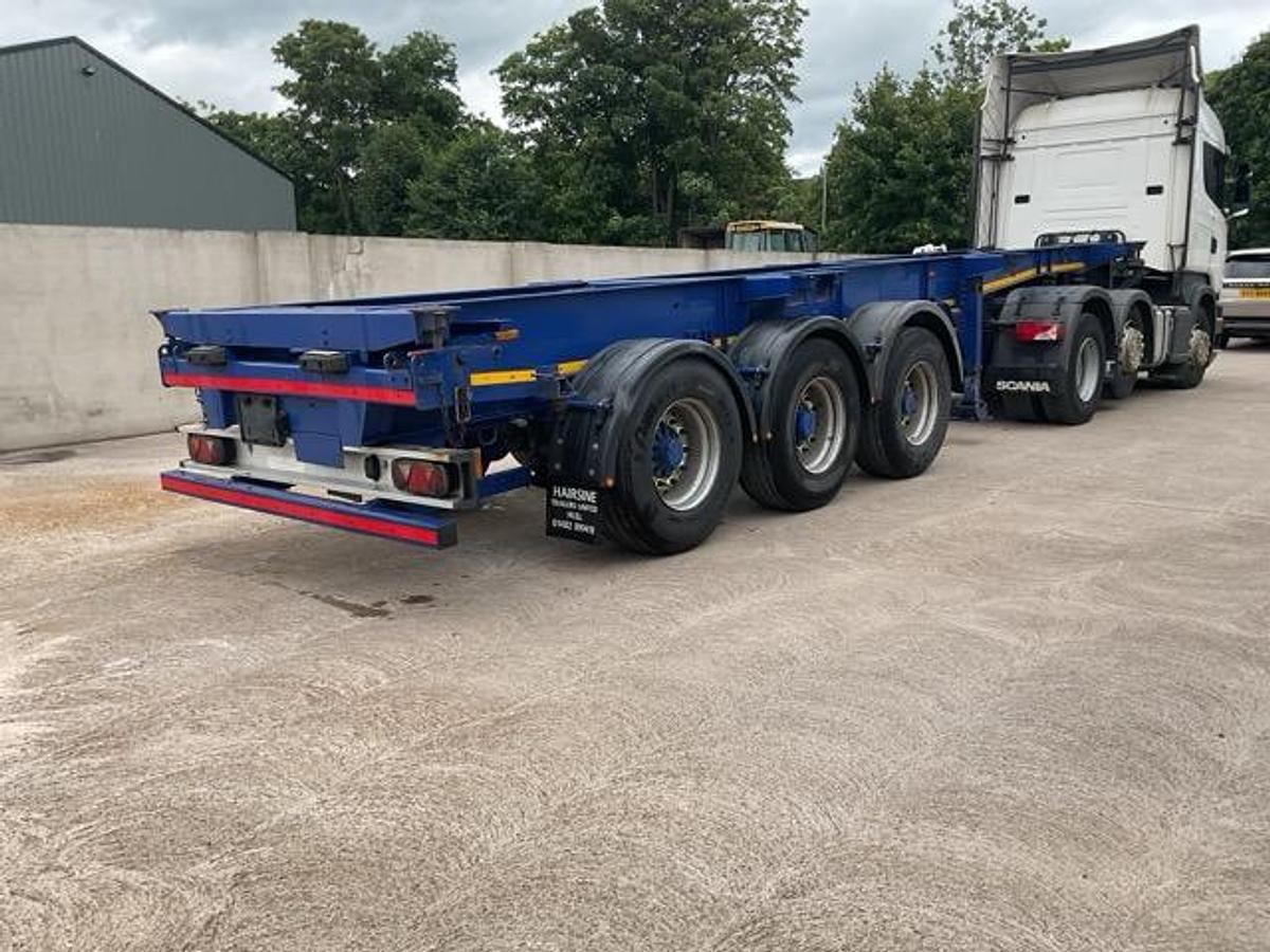 Used 2012 Montracon Tri Axle Extendable Skelly