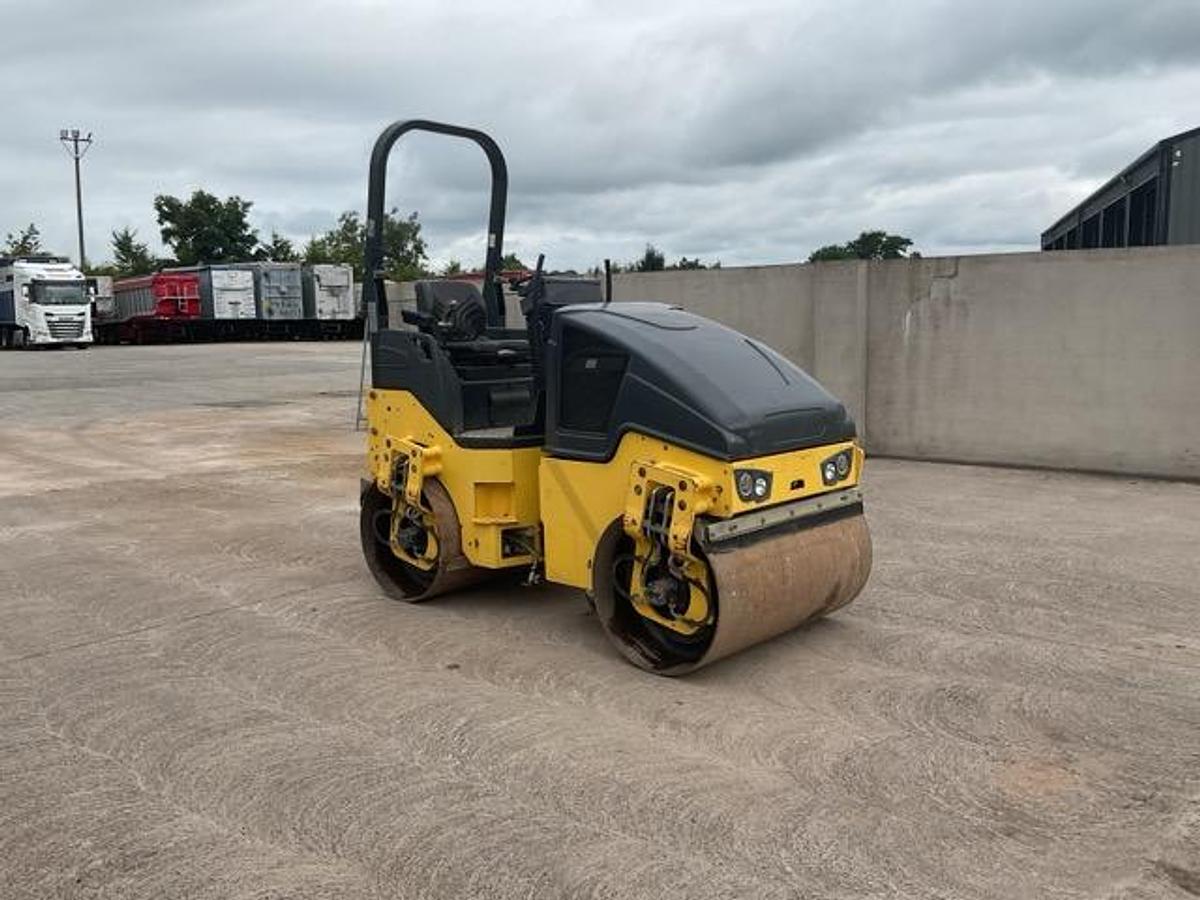 Used 2016 Bomag BW120 AD-5 Double Drum Vibrating Roller