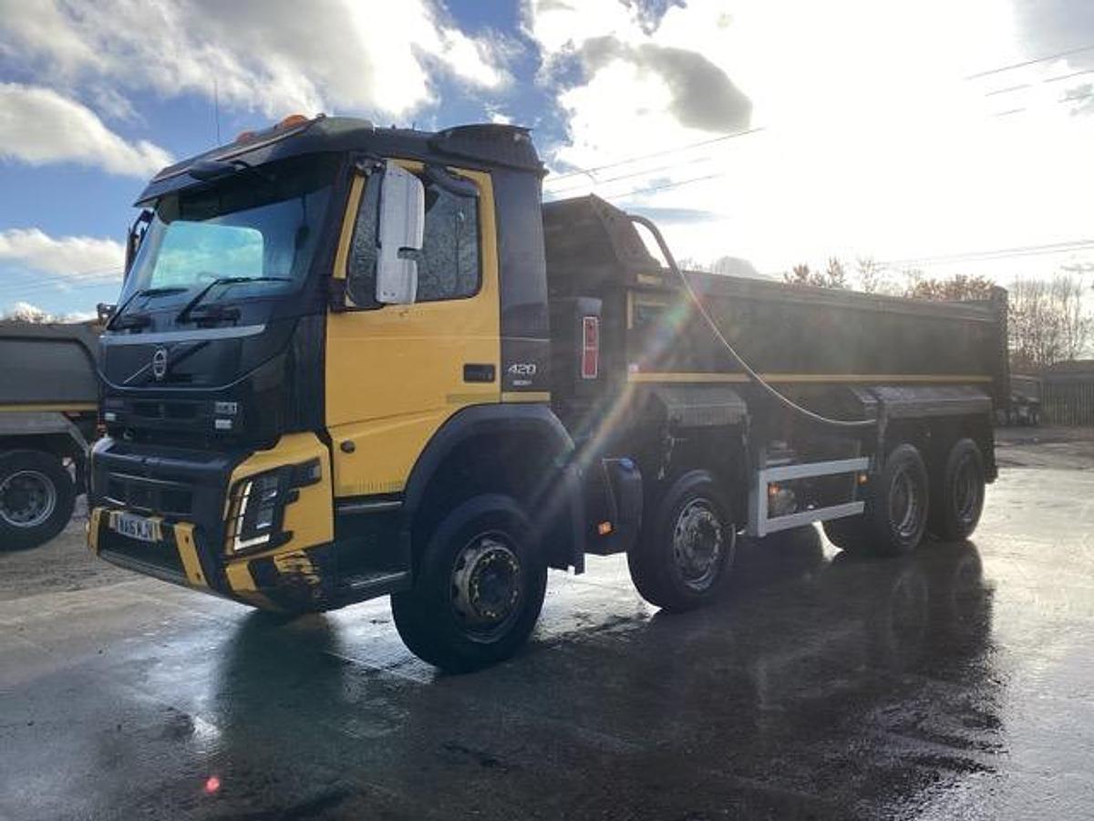 Used 2016 Volvo FMX420 8x4 Steel Tipper