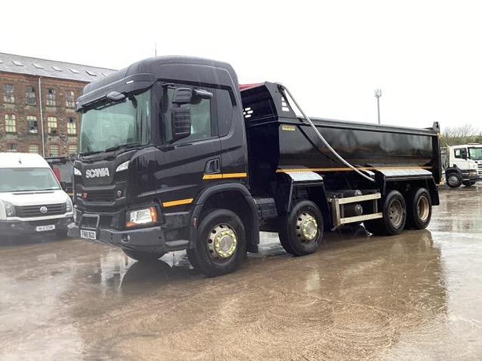 Used 2018 Scania P410 8x4 Steel Tipper. Choice